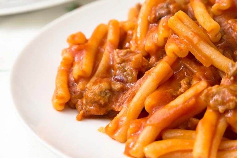 Casareccia with Sausage Sauce