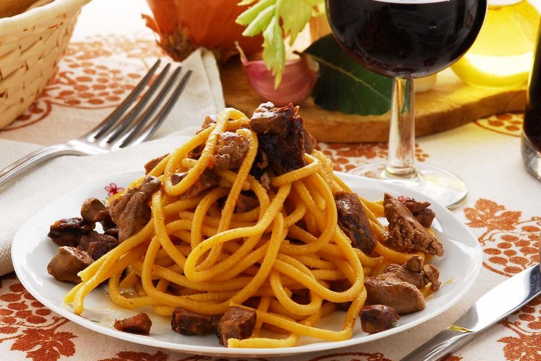 Spaghettone del Leone con sugo all’anatra