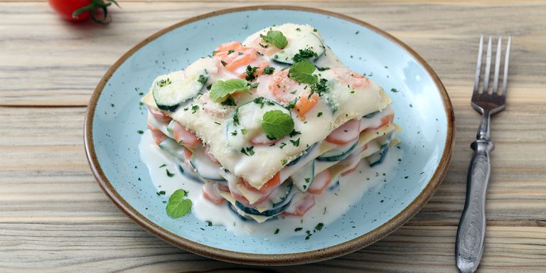 Lasagne bianche carote e zucchine