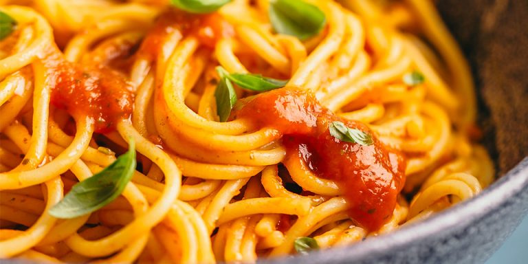 Spaghettone Primograno pomodoro e basilico