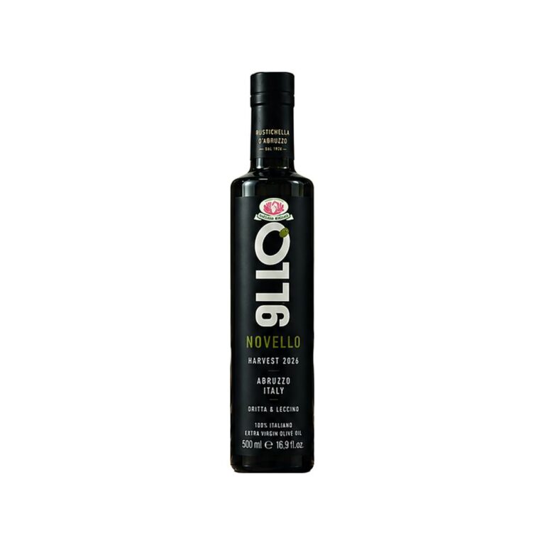 Olio Novello Bottiglia Etichetta Scura 500ml