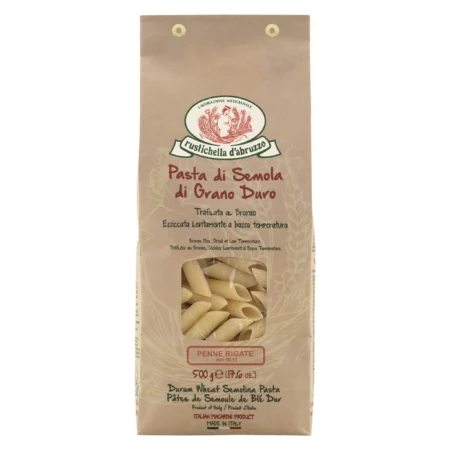 Rustichella d'Abruzzo Penne Rigate Pasta di Semola di Grano Duro