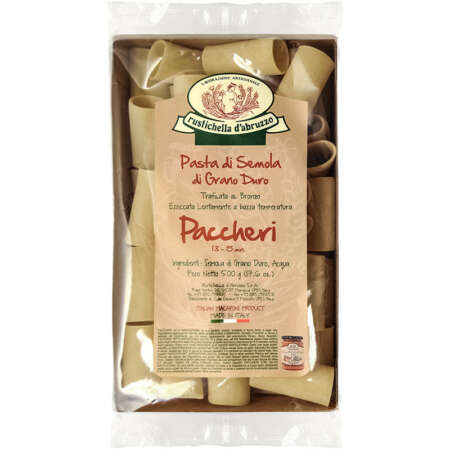 Rustichella d'Abruzzo Paccheri Pasta di Semola di Grano Duro