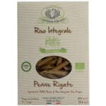 Penne de arroz integral sin gluten ecológico 250g
