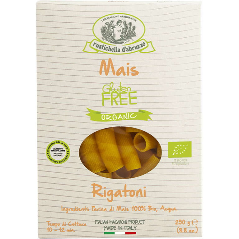 Organic Gluten Free Corn Rigatoni 250g