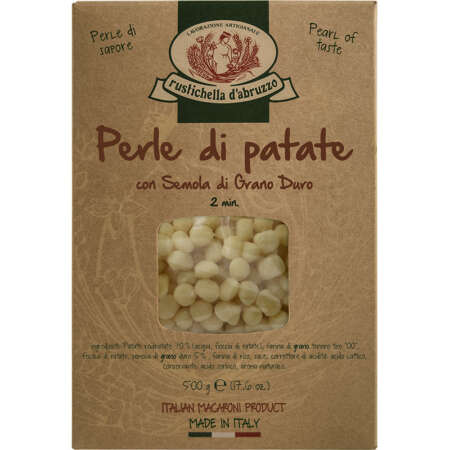 Rustichella d'Abruzzo Perle di Patate con Semola di Grano Duro