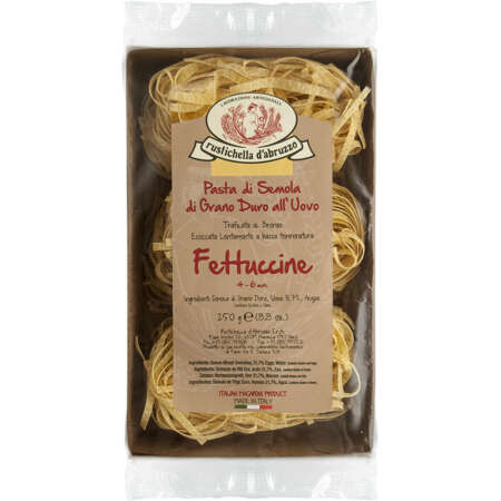 Rustichella d'Abruzzo Fettuccine Pasta di Semola di Grano Duro all'Uovo