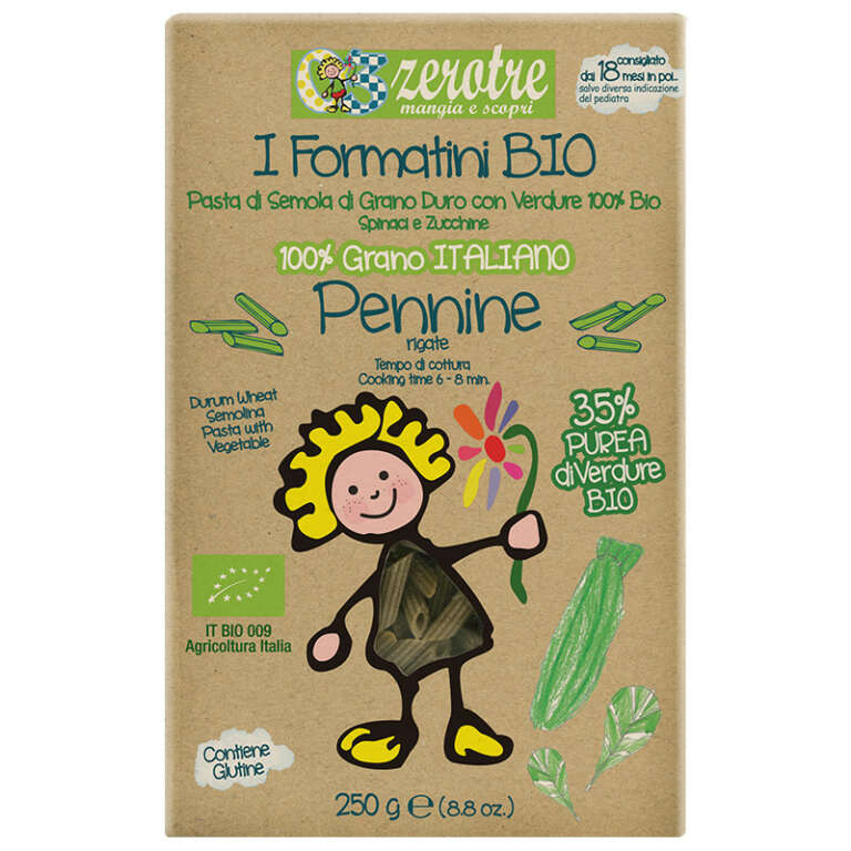 Pennine Rigate with Organic Vegetable Puree 250g
