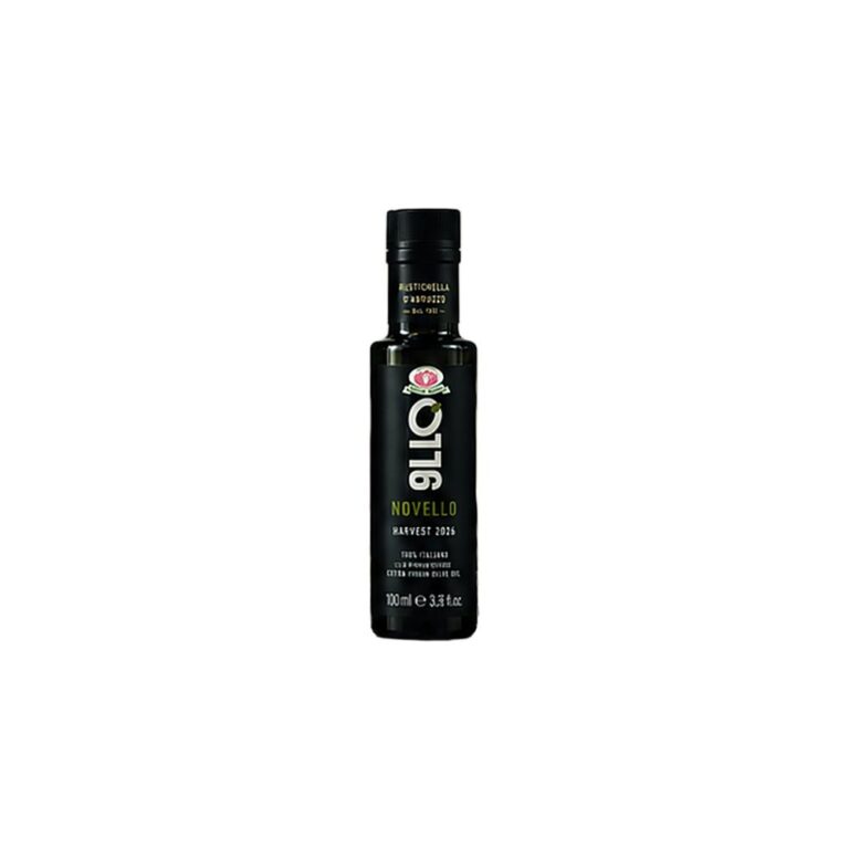 Olio Novello Bottiglia Etichetta Scura 100ml