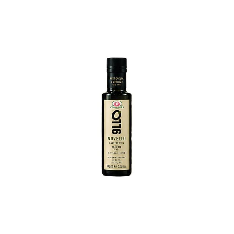 Olio Novello Bottiglia Etichetta Chiara 100ml