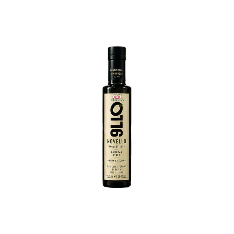 Olio Novello Bottiglia Etichetta Chiara 250ml