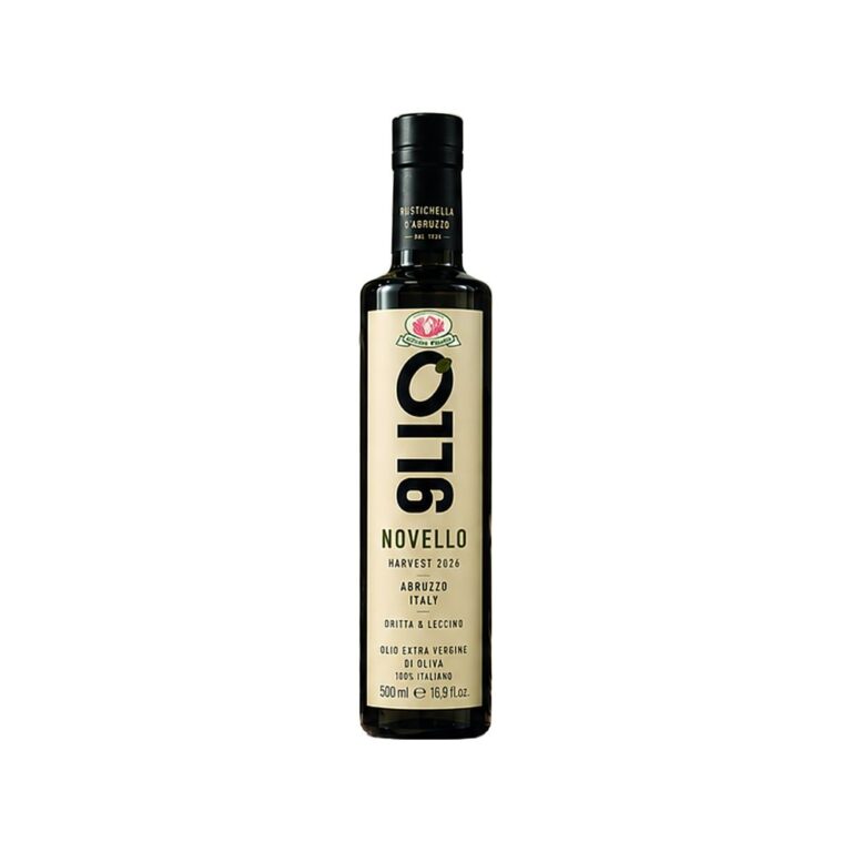Olio Novello Bottiglia Etichetta Chiara 500ml